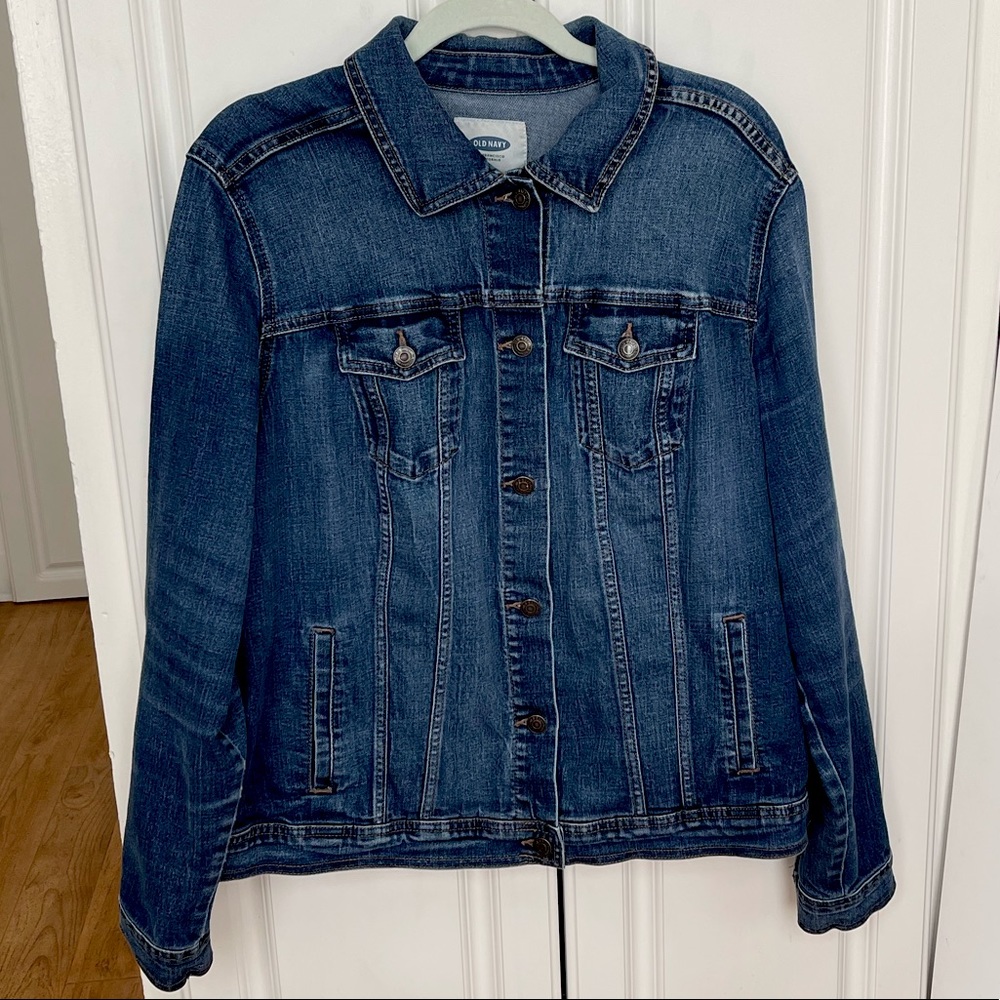 Old navy jean jacket denim blue